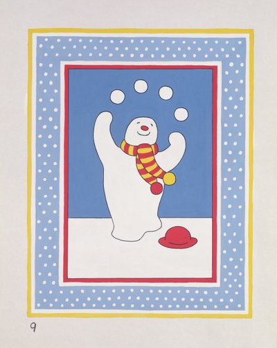 Pupazzo di neve giocoliere da Lavinia Hamer